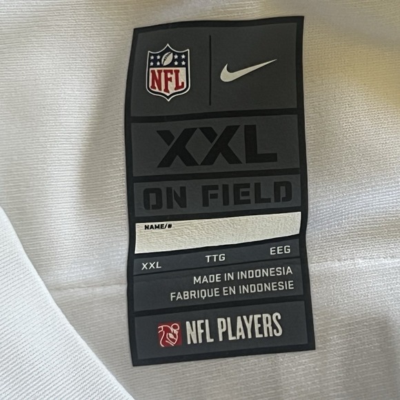 Nike Raiders Jersey Men's XXL White Darren McFadden On Field Oakland, Las Vegas - Picture 3 of 8